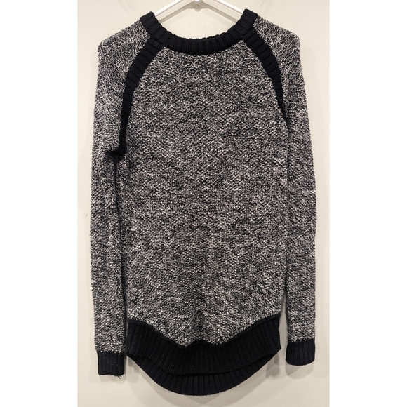 Lululemon Passage Chunky Knit Sweater in Black Angel Wing Size 4
